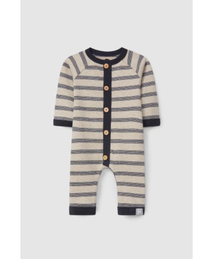 Snug Striped Romper jump suite